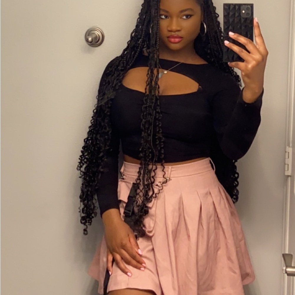 Belted Cargo Skirt